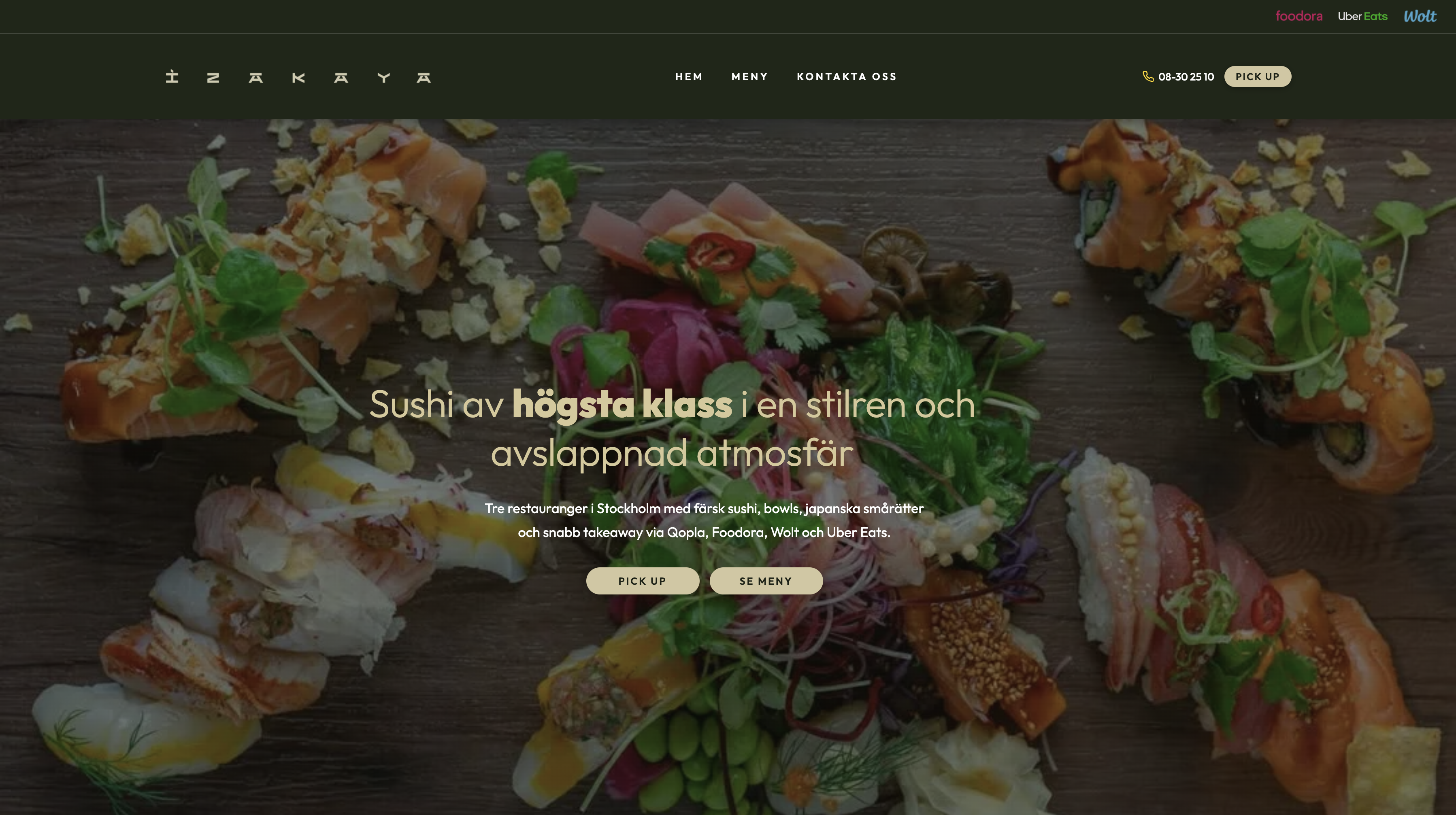 Izakayasthlm website — Depois CYouMedia AI Visibility optimisation