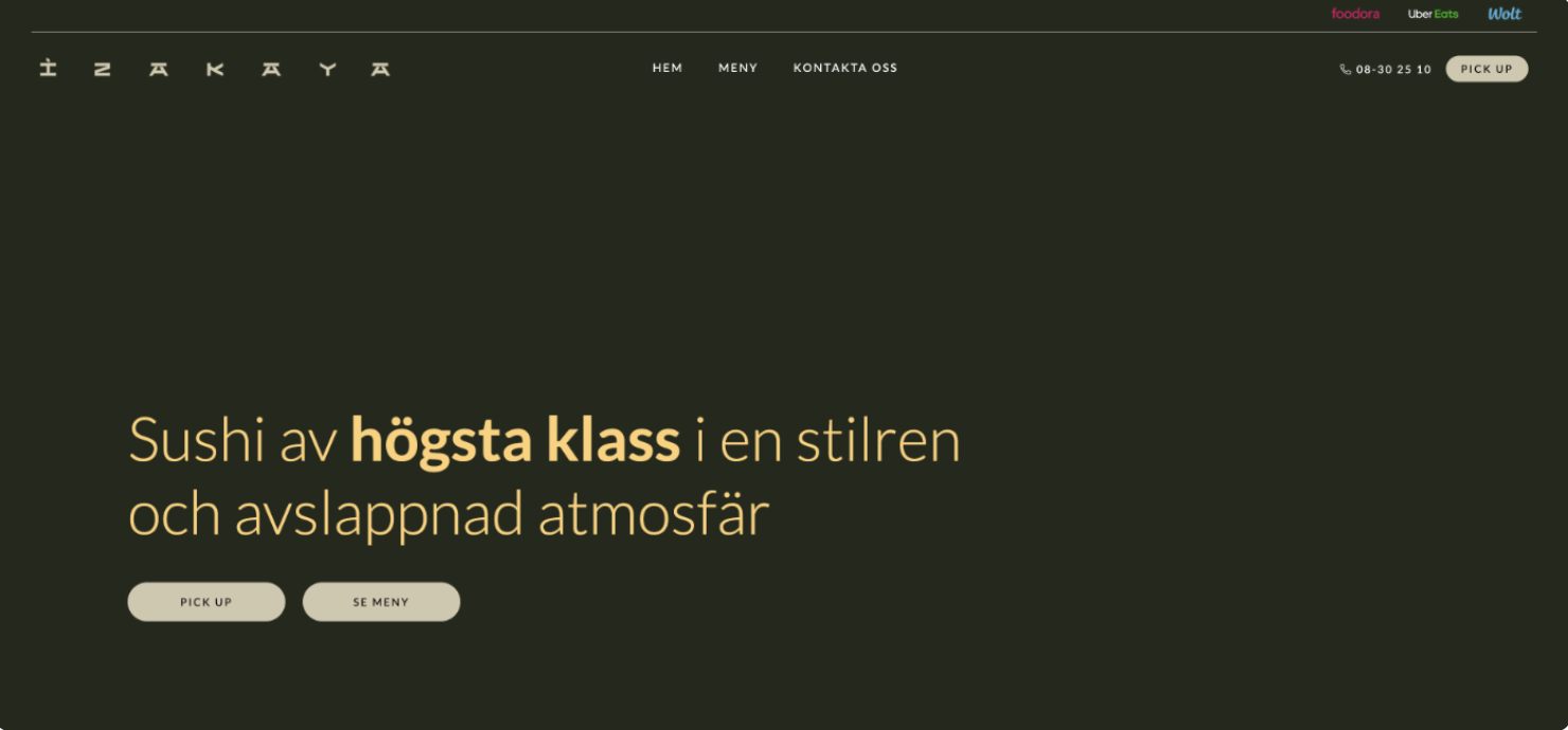 Izakayasthlm website — Antes CYouMedia AI Visibility optimisation